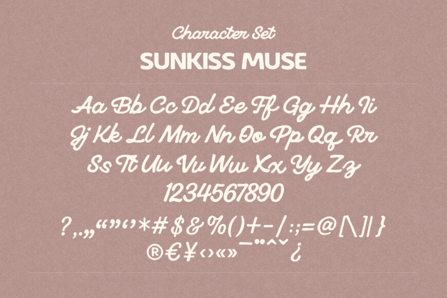 Sunkiss Muse Duo Font