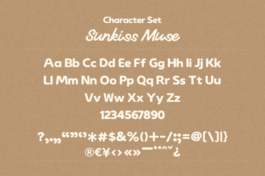 Sunkiss Muse Duo Font