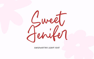 Sweet Jenifer Font
