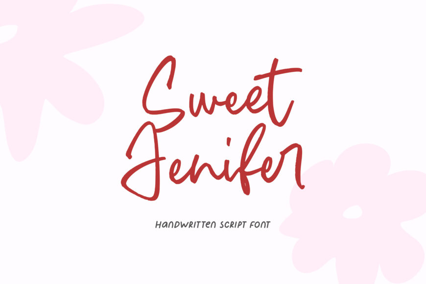 Sweet Jenifer Font