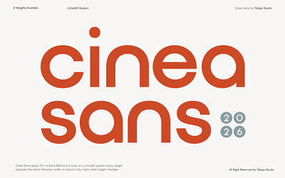 Tbj Cinea Sans Font Family