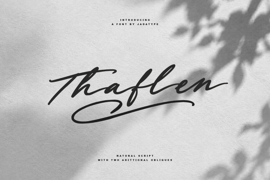 Thaflen Font