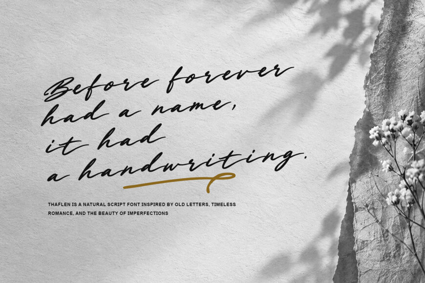 Thaflen Font