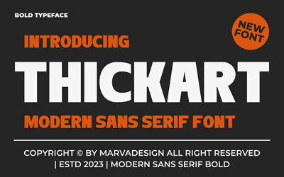 Thickart Font