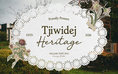 Tjiwidej Heritage Font Duo