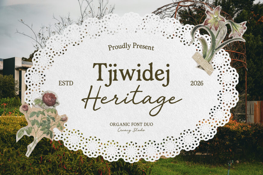 Tjiwidej Heritage Font Duo