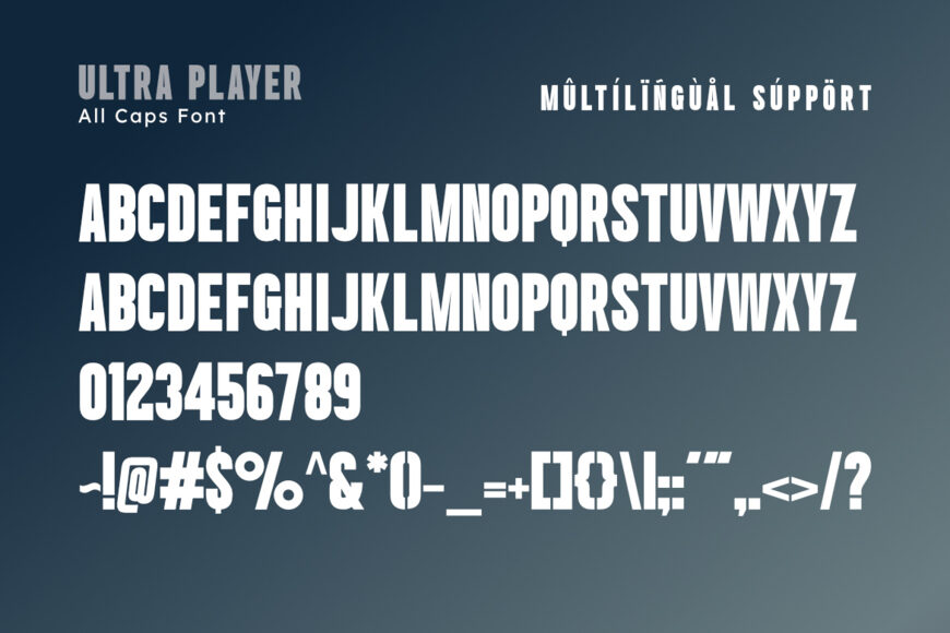 Ultra Player Font