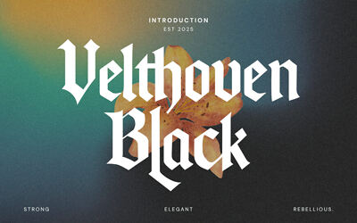 Velthoven Black Font