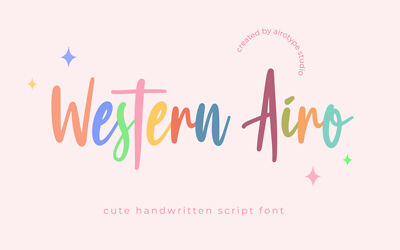 Western Airo Font