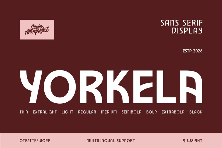 Yorkela Font Family