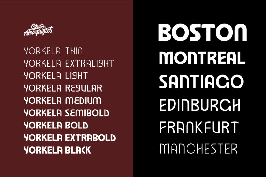 Yorkela Font Family